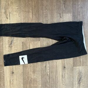 Nike Black leggings with White Logo